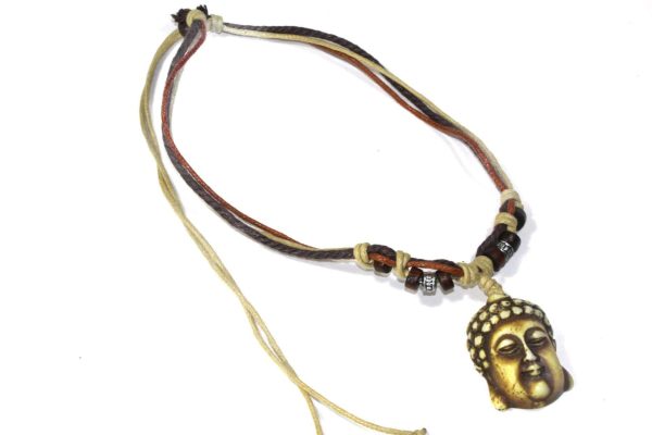 Wise Buddha Boho Style Bone Necklace