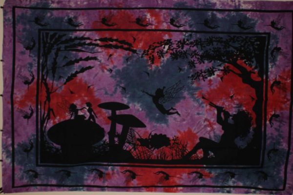 Purple & Pink Calling All Fairies Tapestry