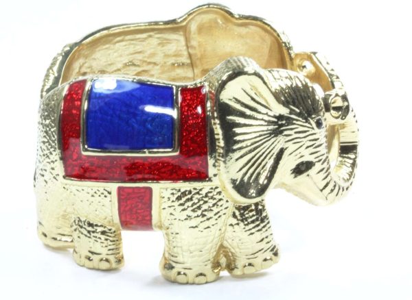 Unified Elephants Brass Bangle