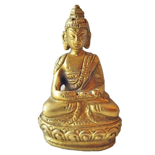 Little Buddha Brass Statue | Wild Lotus®| @wildlotusbrand