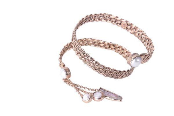 The PEARL Braided Arm Band - The World Of Indah