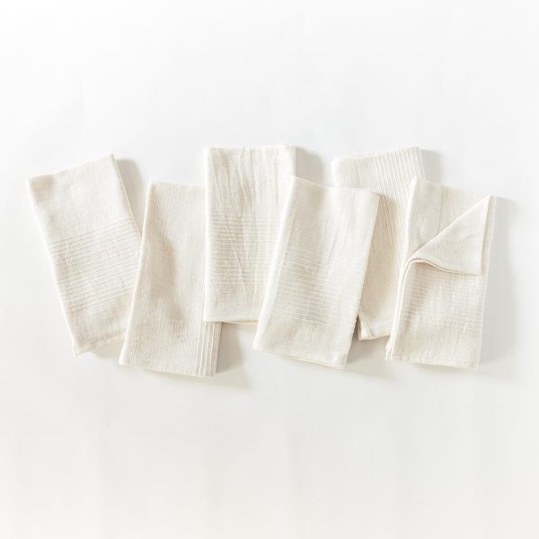 handwoven cotton napkins set of 6